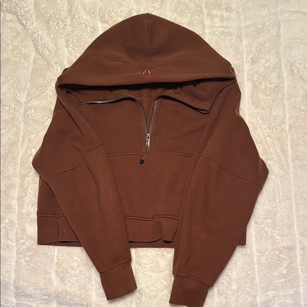 Lululemon Brown Hooded Scuba